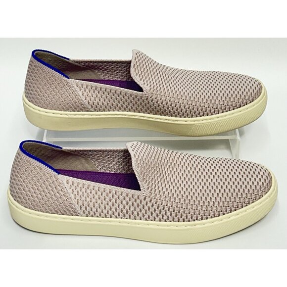 Rothys Slip On Sneakers Womens Shoes Size 7 Purple Lavender Honeycomb Knit - Picture 1 of 11
